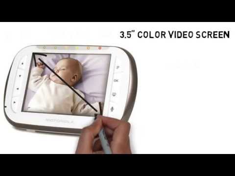 Motorola MBP43-2 Wireless Digital Video Baby Monitor with 2 Cameras