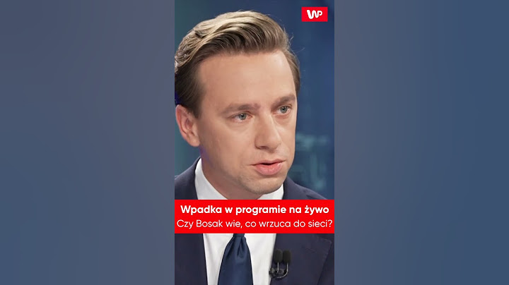 Czy Bosak wie, co wrzuca do sieci? Wpadka w programie na żywo #shorts
