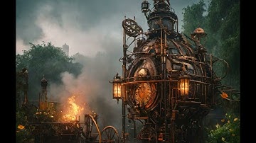 Steampunk Sphere Time Machine
