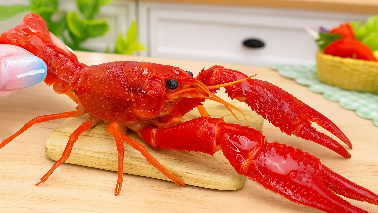 Миниатюрный рецепт морепродуктов 🦞 Приготовление миниатюрных жареных шариков из сыра моцарелла и ...