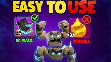 INSANE RC Charge Attack! Meteor Golem + Totem (No Fireball) | best th18 attack strategy coc