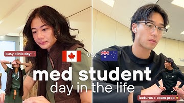 canadian 🇨🇦 vs australian 🇦🇺 med school day in the life