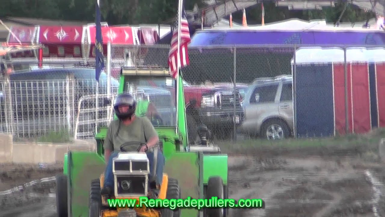 Lawrence ks Garden tractor pull 2012 YouTube