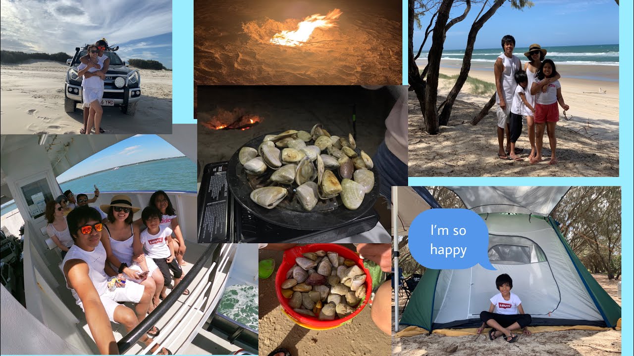 NORTH STRADBROKE ISLAND 4WD TRIP! CAMPING VLOG! WE WENT DIGGING CLAMS(PIPI)! ADVENTURE VLOG!(PART 1)