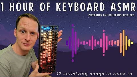 (No Mid-rolls) Ultimate 1 Hour Keyboard & Music ASMR 🎹| Satisfying Sounds & Visuals