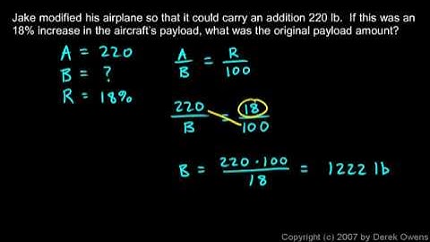 Prealgebra 7.5a - Percentage Problems