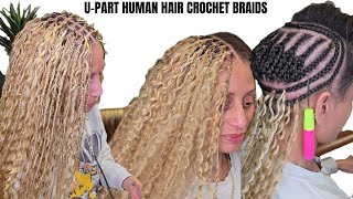 HUMAN HAIR CROCHET BRAIDS (U-PART) ✨️