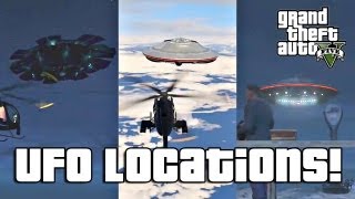 GTA V: All Secret UFO Locations! (So Far)