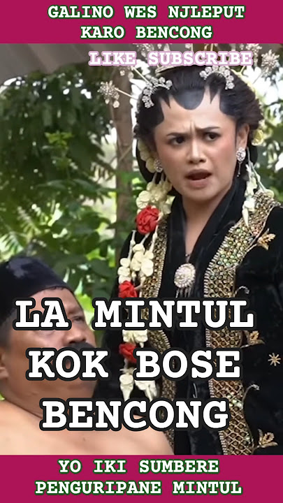 MINTUL BOS BENCONG PODO WEDI