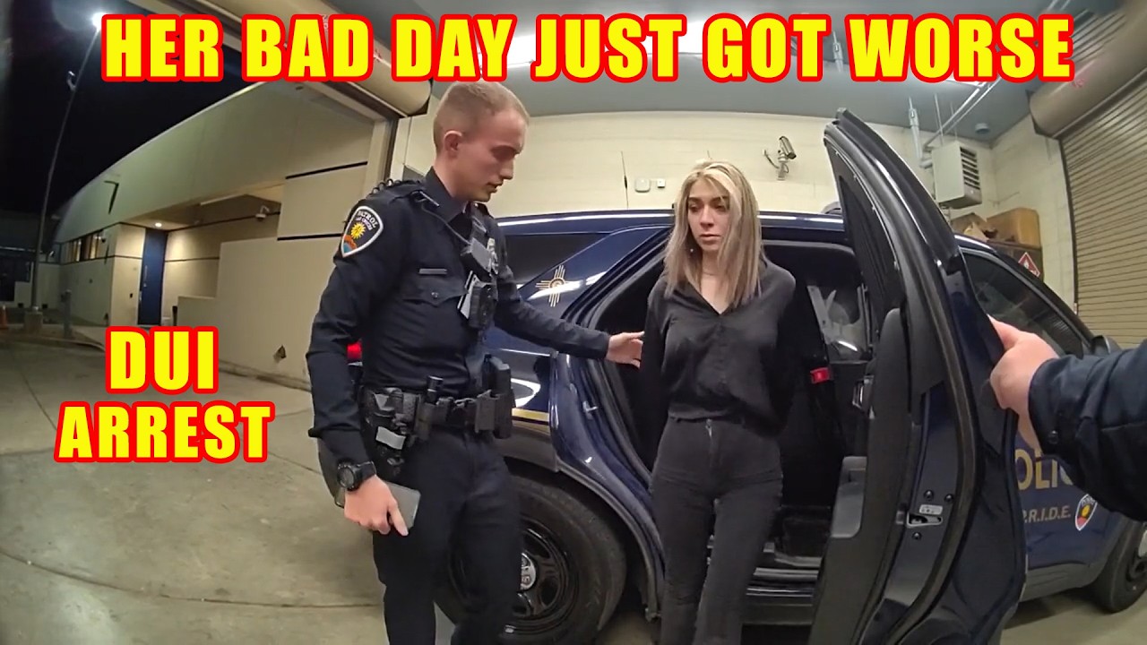 22-Year-Old's Bad Day Turns Worse When She is Arrested for DUI - YouTube