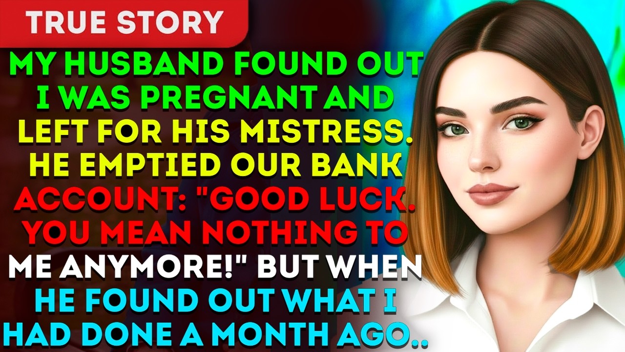 My husband stood in our kitchen, saw the pregnancy test, and said, “I’m leaving. Good luck. You mean nothing to me anymore.” He had already emptied our bank account of $31,000 that morning for his...