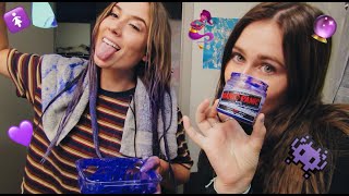 Dark Hair to Blonde to Violet Hair | Manic Panic