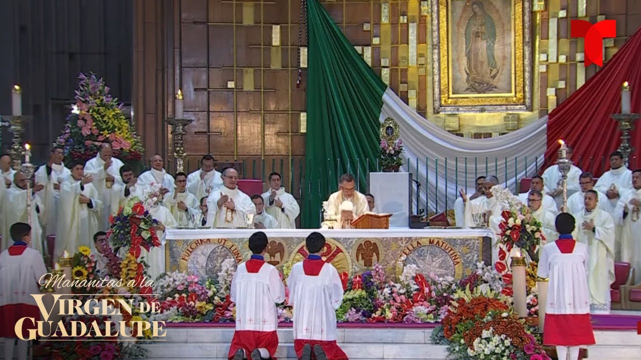 Misa a la Virgen de Guadalupe en Ciudad de México en su honor - YouTube