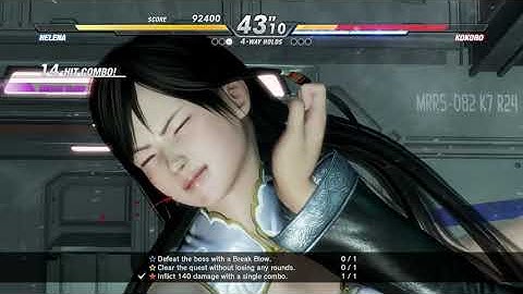 DOA6 Quest #110 - Helena: High Difficulty Quest (3/3 STARS)