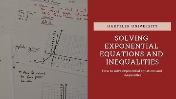 Solving Exponential Equations and Inequalities