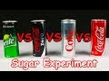 Coke vs Coke Zero vs Diet Coke vs Sprite Zero Experiment | Coke Experiment | Diet Coke vs Coke Zero