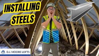 How To Install Steels Loft Conversion! Day 1 - DJ MOORE LOFTS
