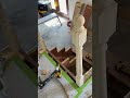 Clean and precise staircase installation completed #beforeafter #constructionvideo #stairs #quality 