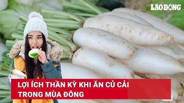 Lợi ích thần kỳ khi ăn củ cải trong mùa đông | Báo Lao Động