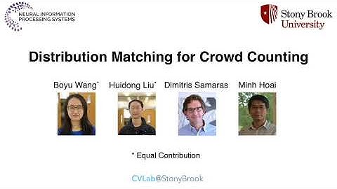 Distribution Matching for Crowd Counting