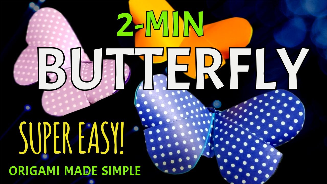  Super Easy Paper Butterfly 🦋 - YouTube Motiv 