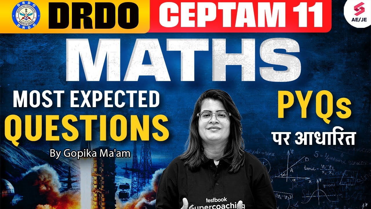 DRDO CEPTAM 11 Recruitment 2025 | DRDO CEPTAM 11 Classes | DRDO CEPTAM 11 Maths Classes | Gopika Mam
