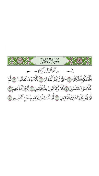 Surah At-Takathur | Vying For Increase | Quran Recitation | Qari Alaa Aqel