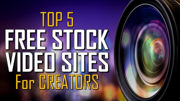 Top 5 Best FREE STOCK VIDEO Footage Websites
