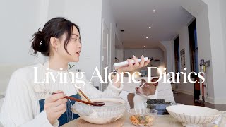 Living Alone Diaries | Casual week of getting my life together, shopping haul, girls night, cooking!