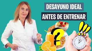 El MEJOR DESAYUNO ANTES de ENTRENAR | Desayuno o ayuno preentrenamiento | Nutrición deportiva