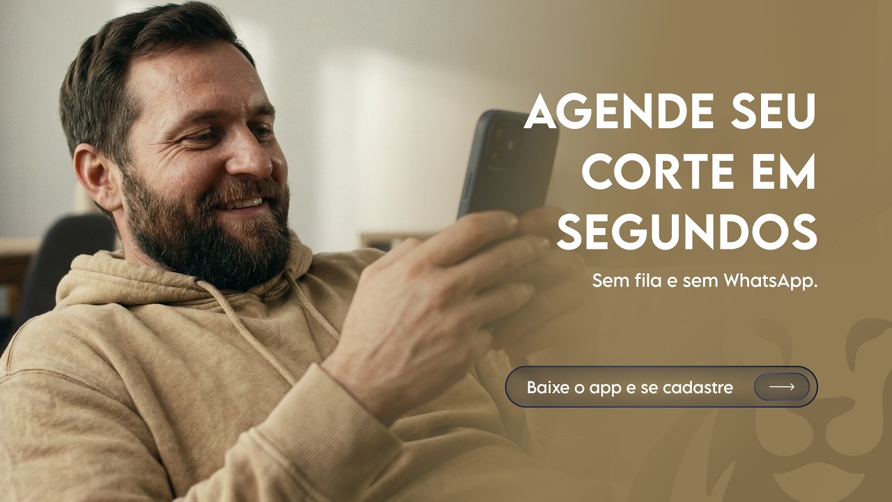 Agende Seu Corte Em Segundos - Sem fila e sem WhatsApp.