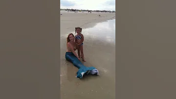 Mermaid at the beach