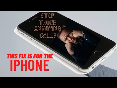 Stop Annoying Harassing Spam Calls On Your Iphone In This Quick And Easy Video Scammers Hate