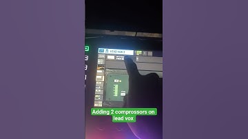 How to add two compressors on a behringer wing channel strip.