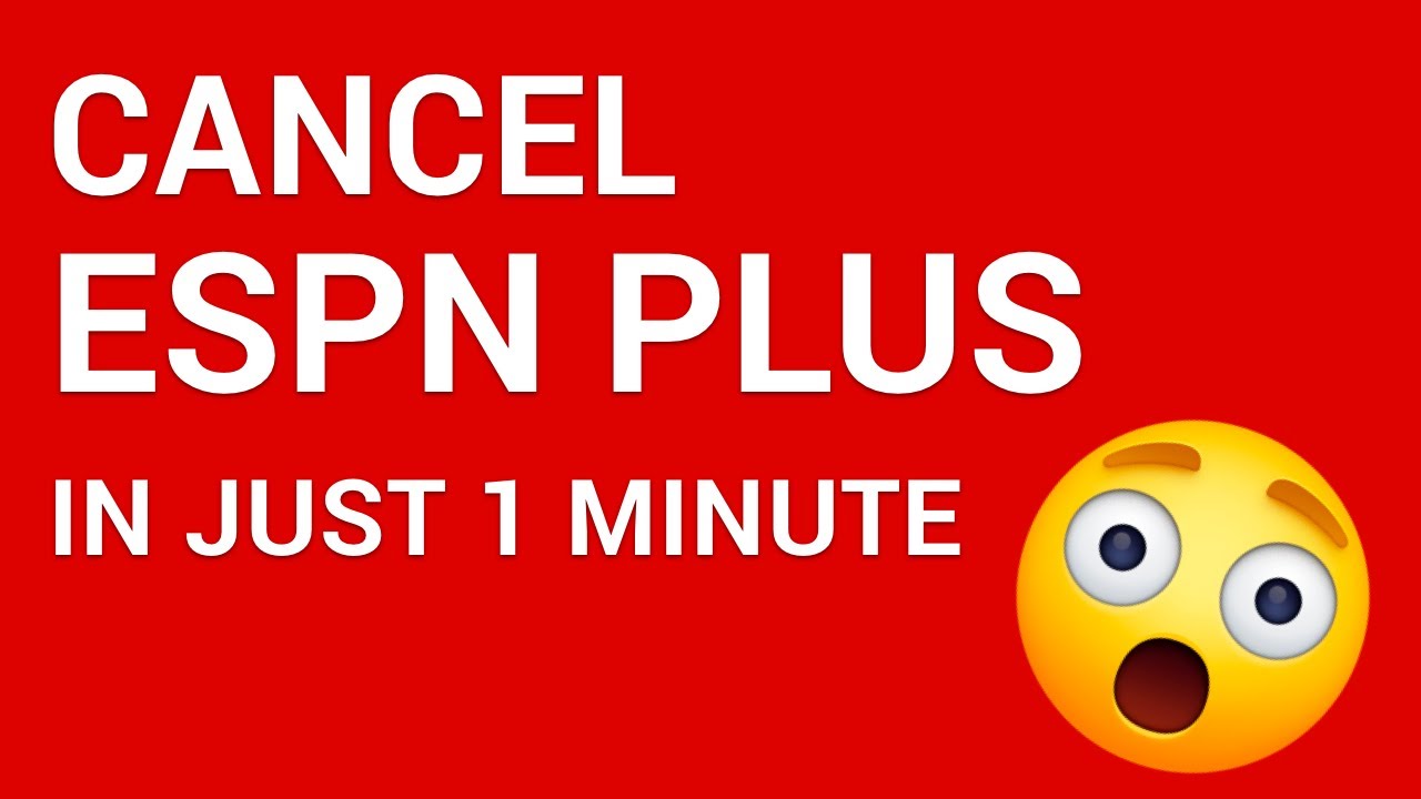 How to cancel ESPN Plus in just 1 Minute!