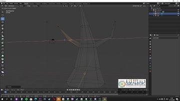 Быстроурок   начальный уровень  Создание низкополигонального дерева в Blender