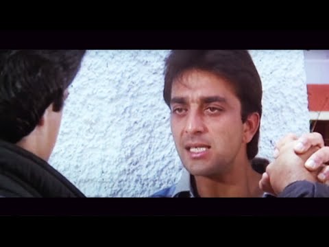 पीटने का इतना शौक हैं तो कही और मिल मंदिर में लड़ना पाप हैं समझा - #sanjay dutt  जबरदस्त सीन - अधर्म