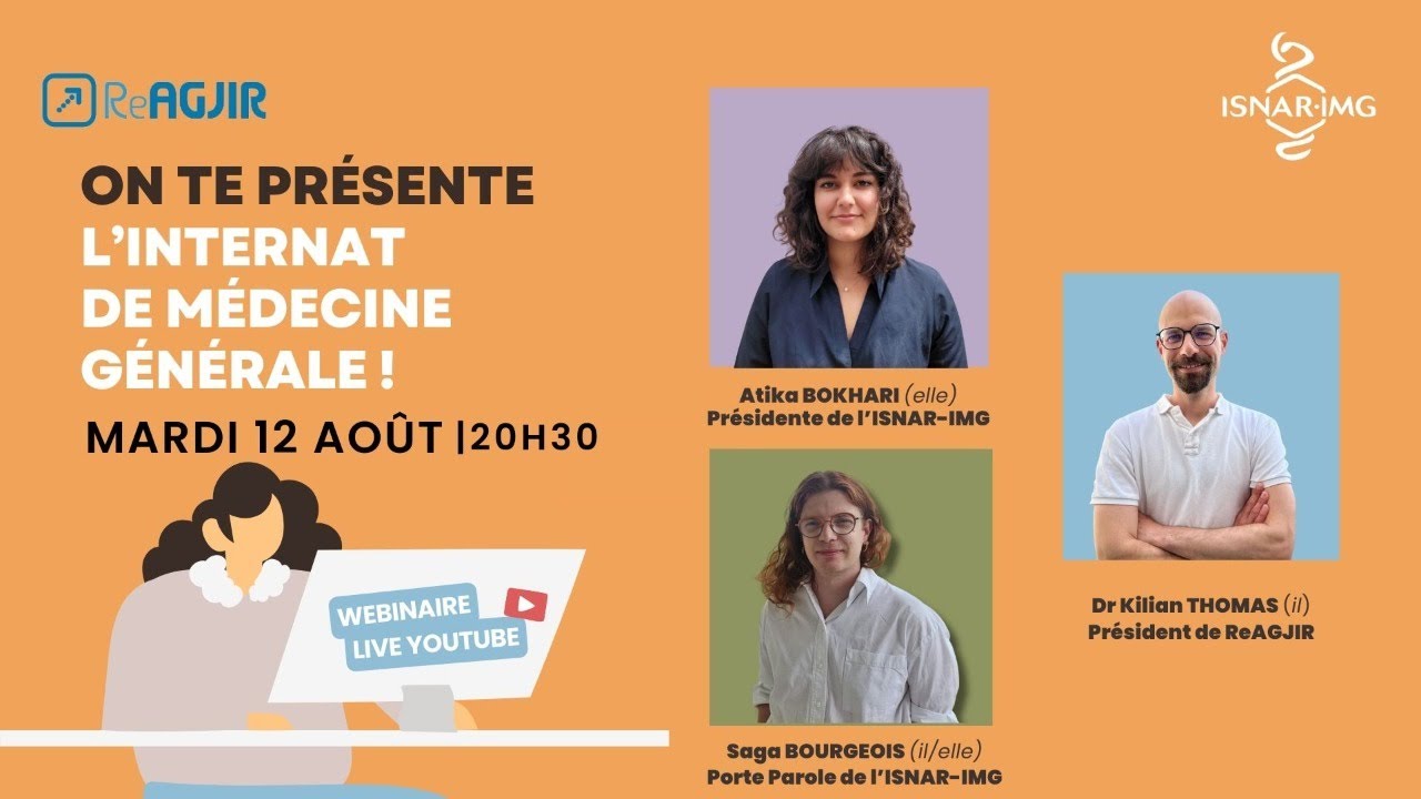 WebISNAR-IMG - Présentation de l'internat de Médecine Générale  de demain 2025