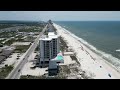 Perdido key florida beach by drone