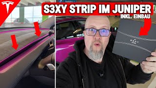 TESLA Model Y JUNIPER – So baust du den S3XY STRIP richtig ein! 💡 Keine sichtbaren Kabel!