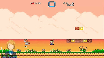 Super Mario Bros. X (SMBX 1.4.4/1.4.5 custom level) sunset meadows