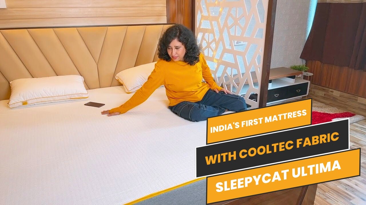 India's first mattress with AirGen Memory Foam Sleepycat Ultima