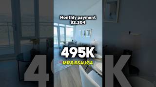 $495K Condo in Mississauga. 1 Br Den. Downpayment: $25,000 | Monthly Payment: $2,304 $495K Condo in Mississauga. 1 Br Den. Downpayment: $25,000 | Monthly Payment: $2,304