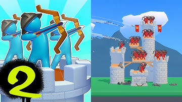 Archery Bastions: Castle War (Levels 12-25) #2 | Android No Commentary Gameplay Walkthrough