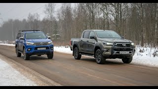 видео: Ставим обновленный Toyota Hilux против  картинка: Ставим обновленный Toyota Hilux против