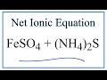 Net Ionic Equations and Solubility
