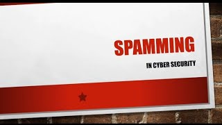 Spamming || Spamming in Cyber Security