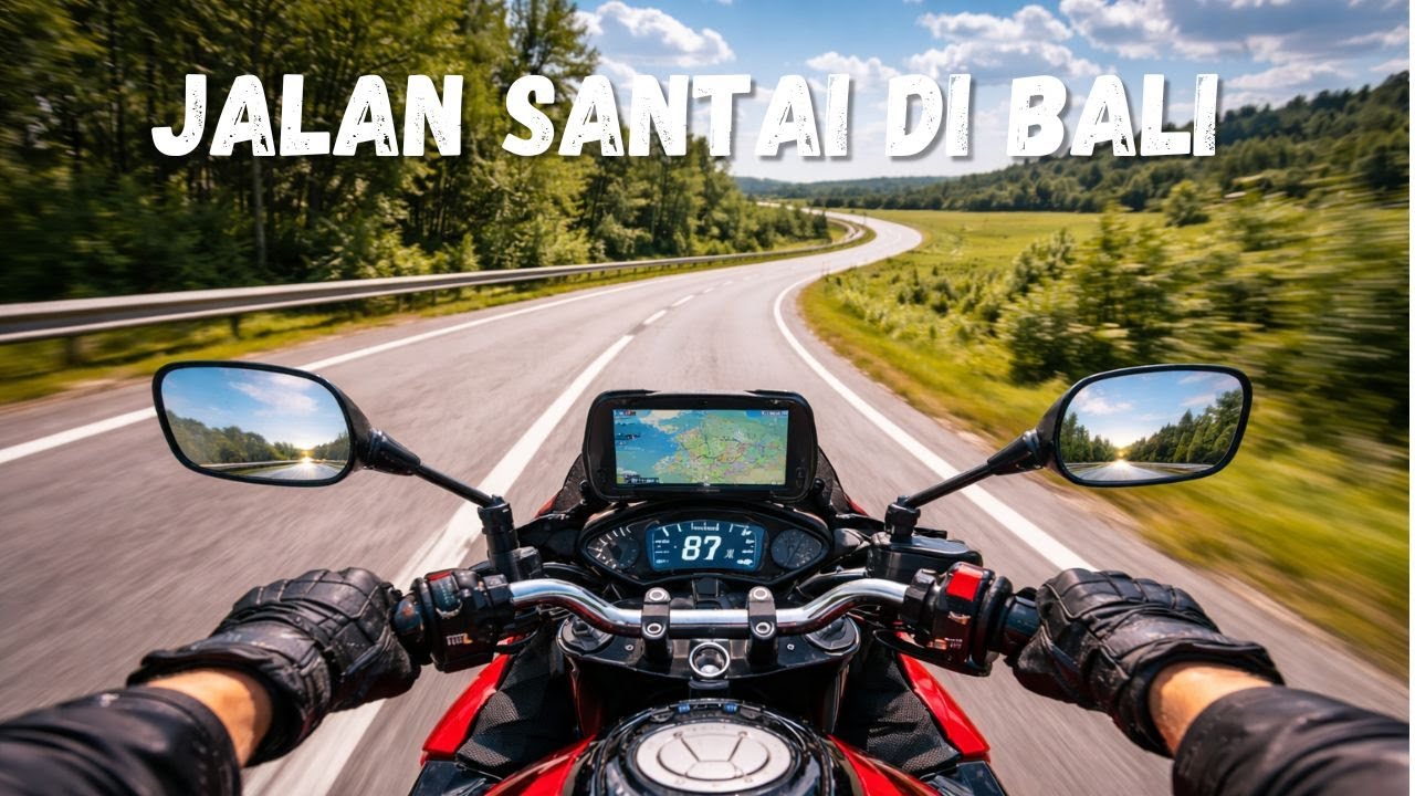 POV Riding Motor | Menyusuri Jalan di Bali