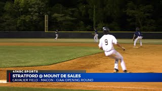 Stratford Academy and Mount De Sales Academy split GIAA Class 4A Opening Round Baseball Series