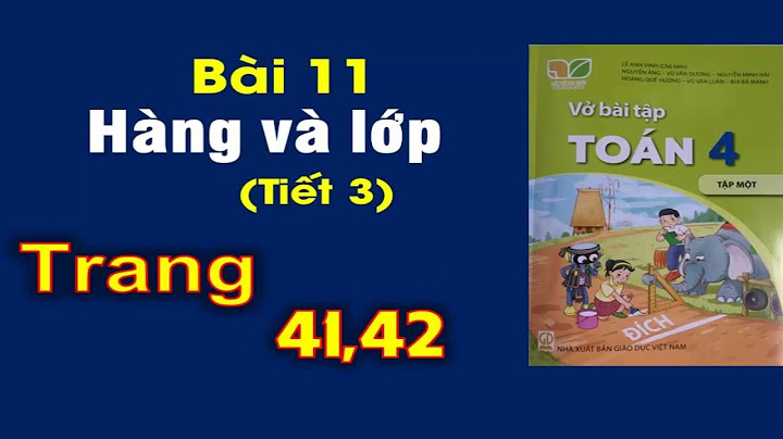 Giải vở bài tập toán 4 tập 2 trang 41